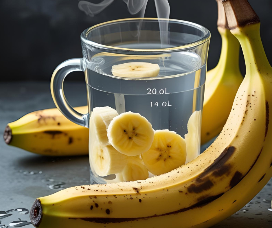 eau chaude et banane