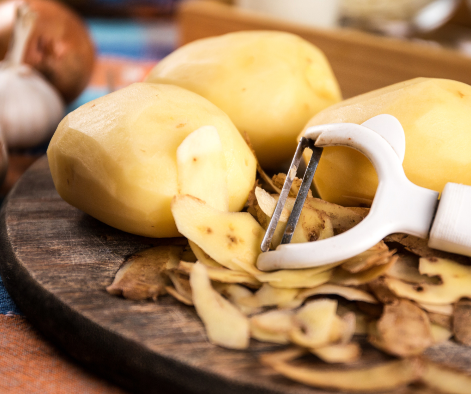 pelures de pommes de terre