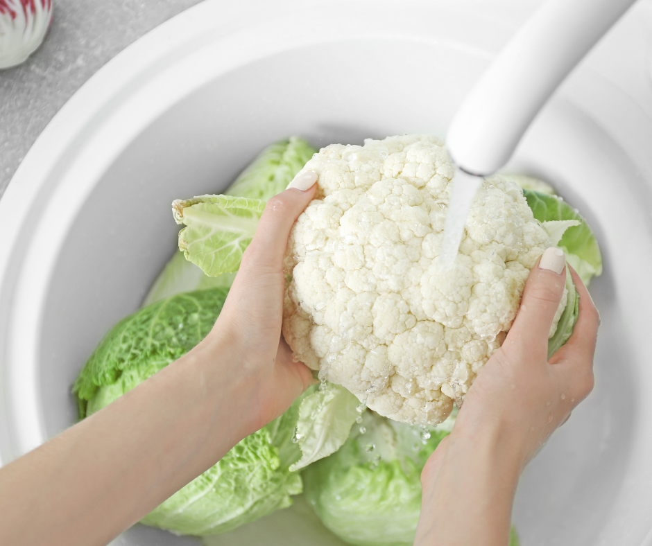 laver le chou-fleur