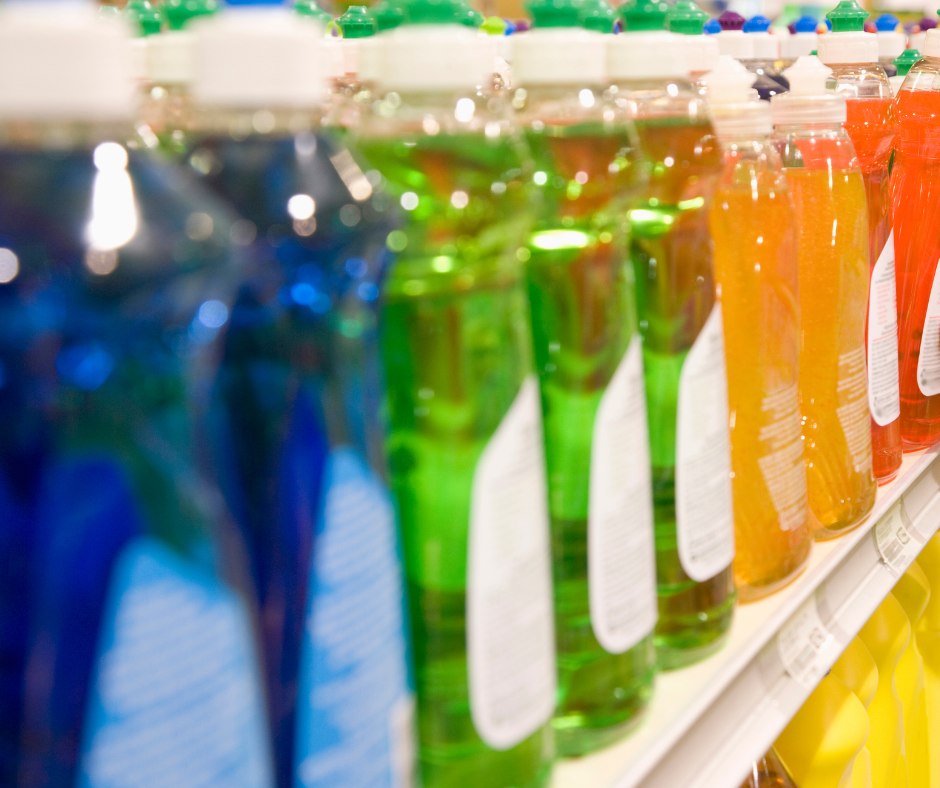 utilisation du liquide vaisselle