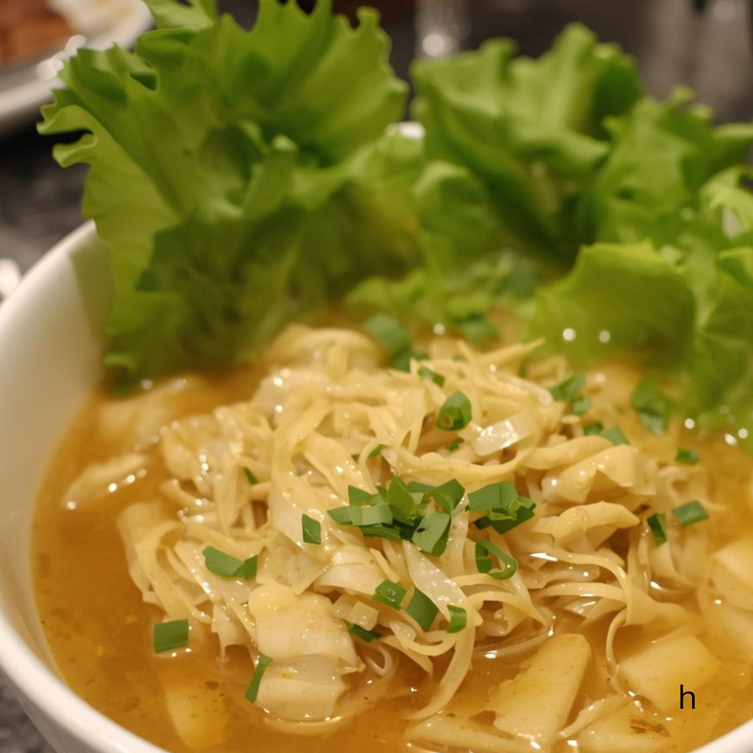 soupe de laitue