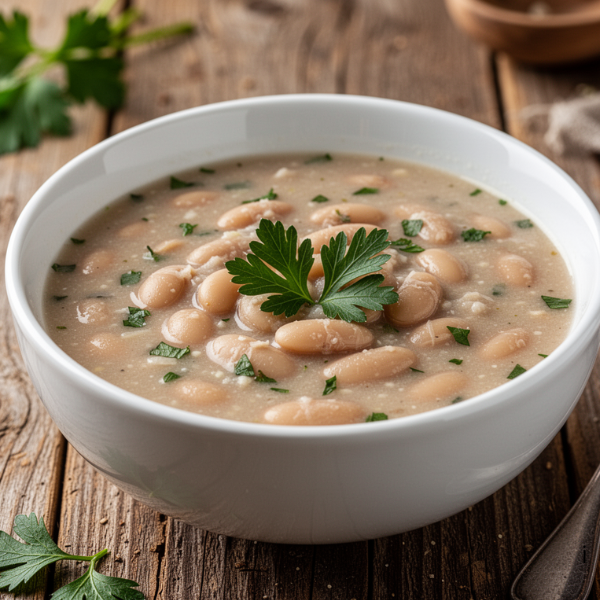 soupe aux haricots blancs