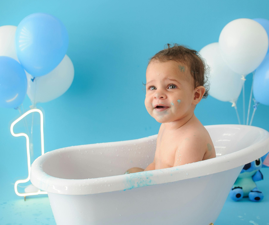 douche parent-enfant