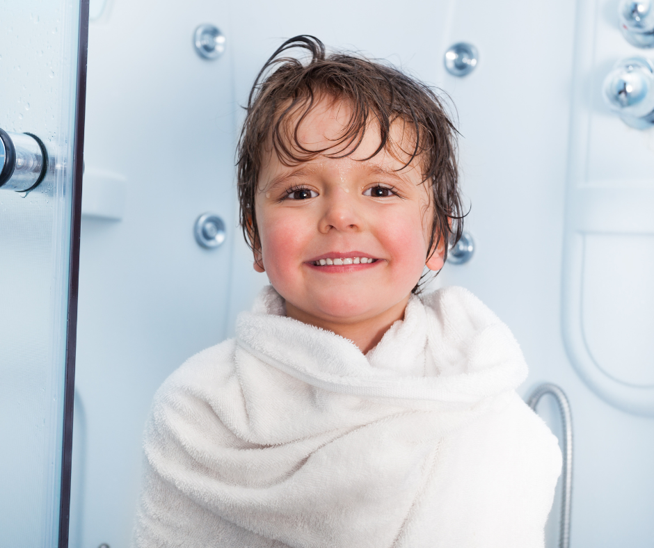 douche enfant