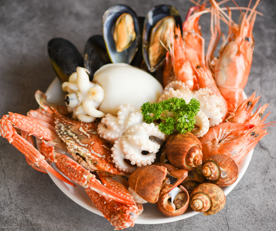 préparer des fruits de mer