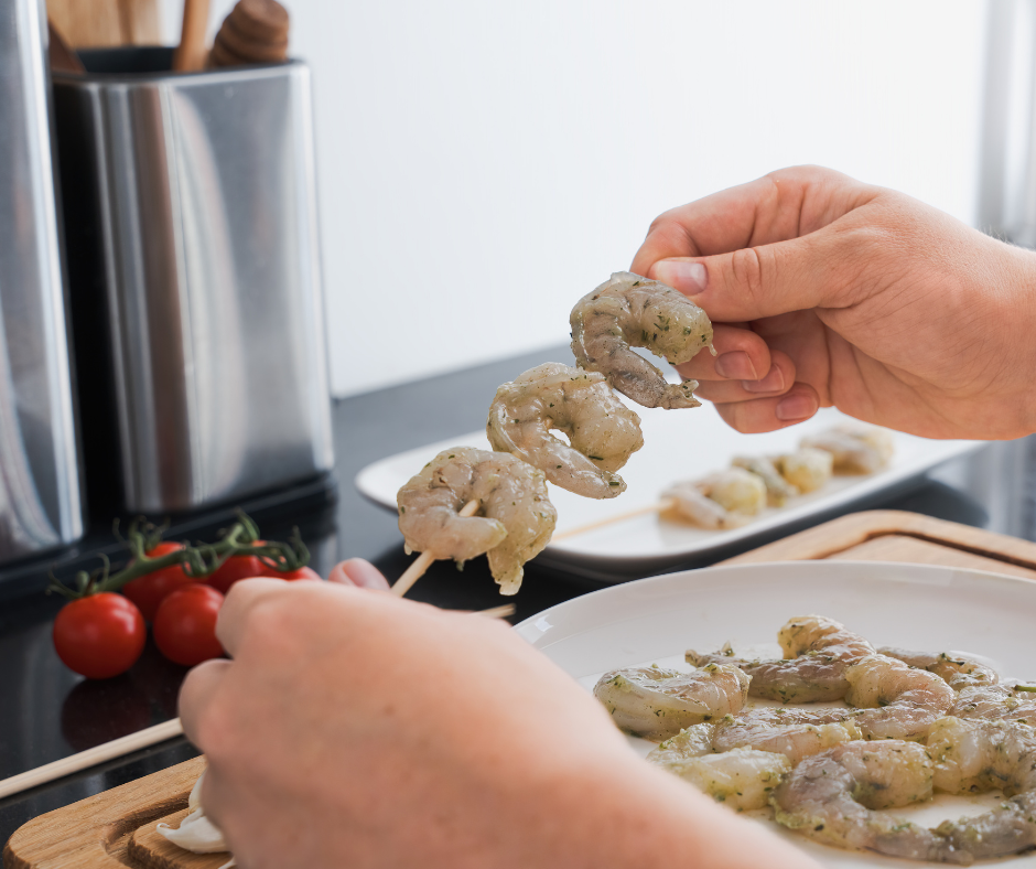 marinade de crevettes