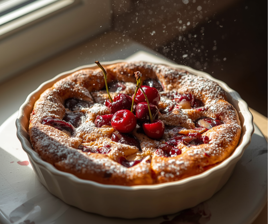 clafoutis chocolat et cerises